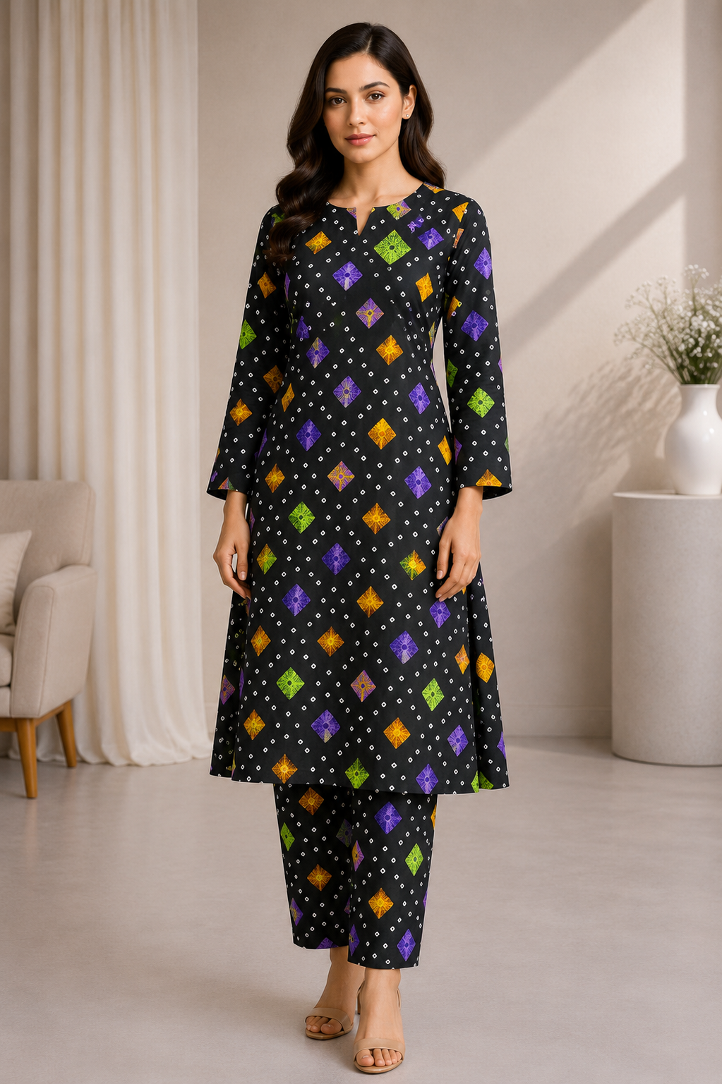 STITCHED 2 PC SUIT - D8